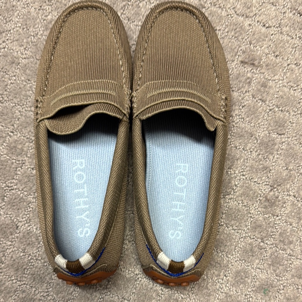 Rothy's Women’s Tan Driving Loafers
